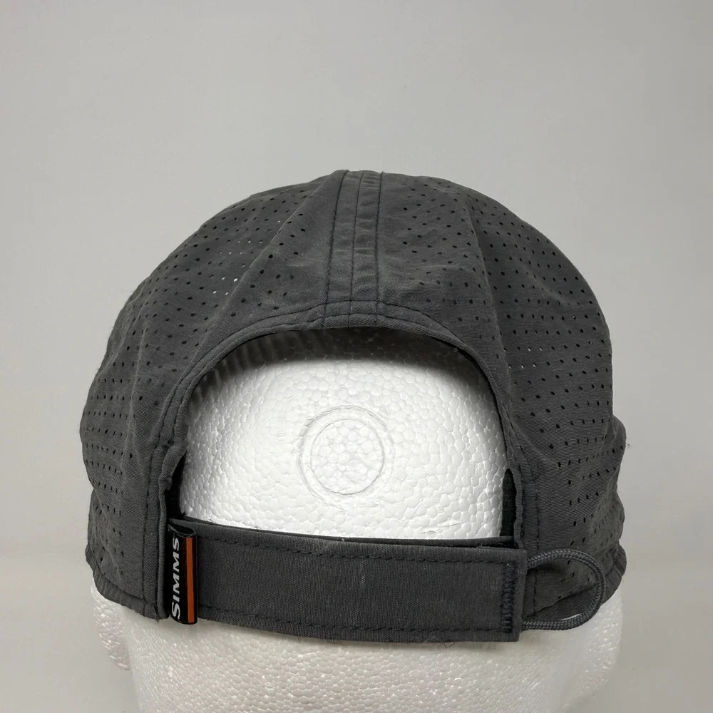 Simms Superlight Cap Mens Carbon Grey Nylon Fishing Hat Adjustable OSFA RN103631